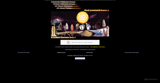 Security scan screenshot of https://adiyamanli.org