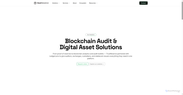 Security scan screenshot of https://iheyl1.wixstudio.com/trust/solutions