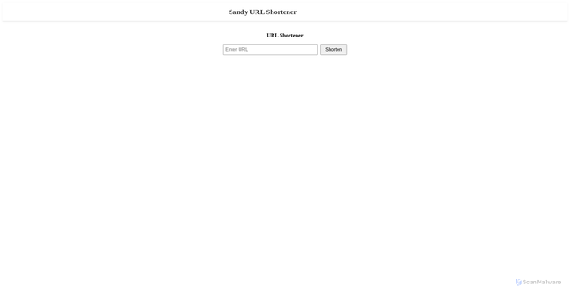 Security scan screenshot of https://sandyurl.pages.dev/