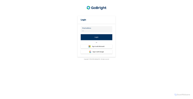Security scan screenshot of https://portal.gobright.cloud
