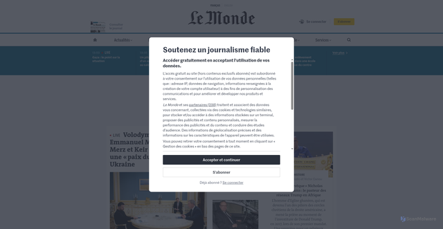 Security scan screenshot of https://gouraud.transit-clients-fr.com/