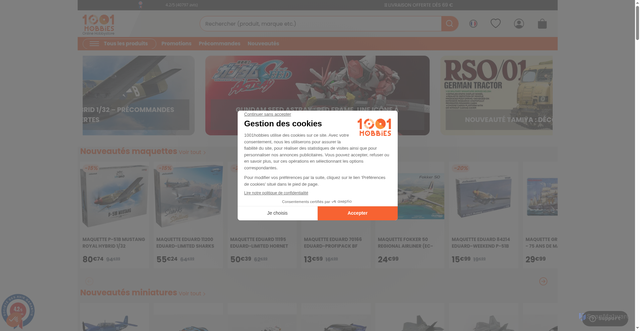 Security scan screenshot of https://1001hobbies.fr