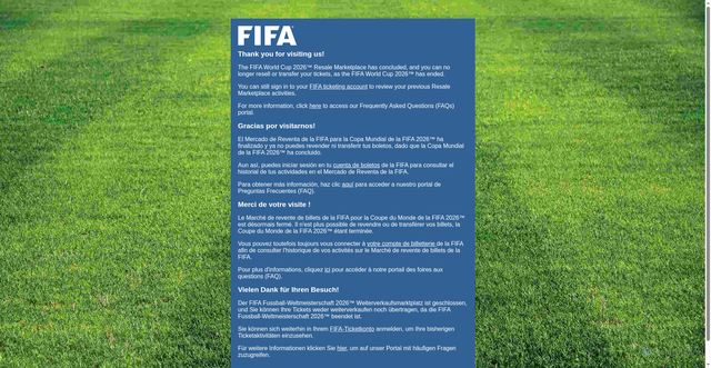 Security scan screenshot of https://fwc26-resale-usd.tickets.fifa.com