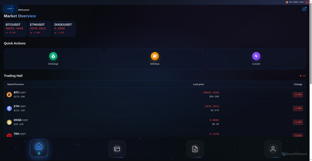Security scan screenshot of https://pimco-et2.pages.dev/