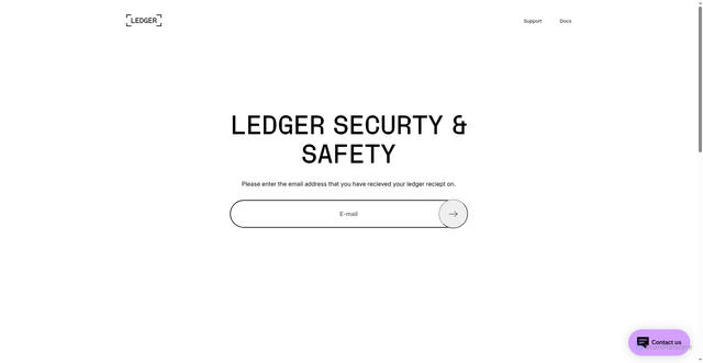 Security scan screenshot of https://ledgerrr.pages.dev