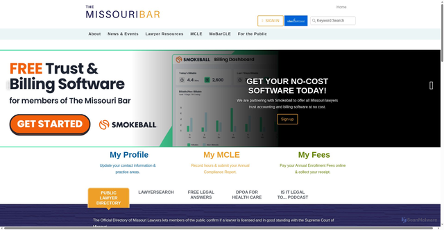 Security scan screenshot of https://mobar.org/