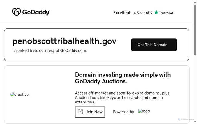 Security scan screenshot of https://penobscottribalhealth.gov/
