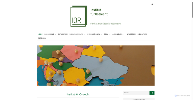 Security scan screenshot of https://www.ostrecht.de/