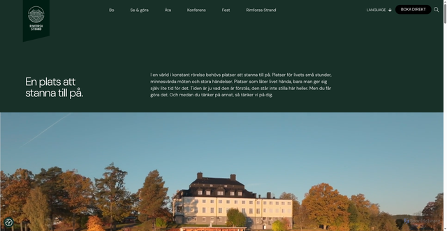Security scan screenshot of https://rimforsastrand.se