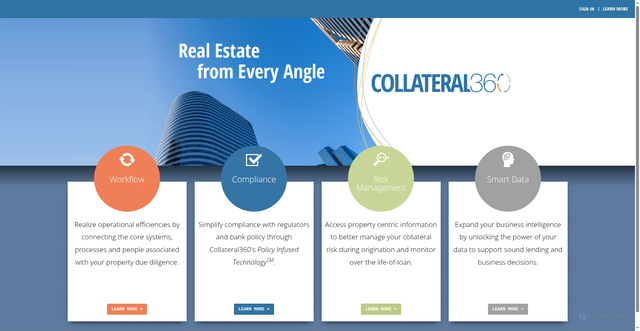 Security scan screenshot of https://collateral360.com