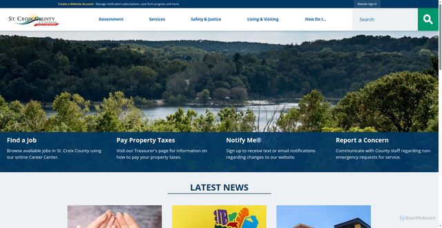 Security scan screenshot of https://sccwi.gov/