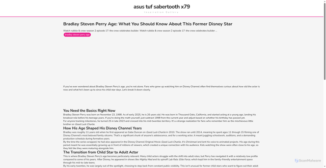 Security scan screenshot of https://terasinspiratifvision-dpjj88ku1r5n.edgeone.app/bradley-steven-perry-age.html