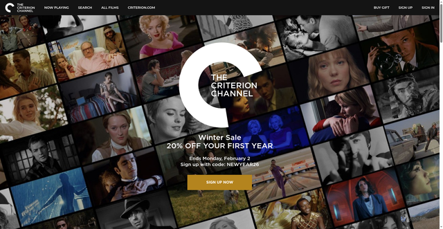 Security scan screenshot of https://criterionchannel.com