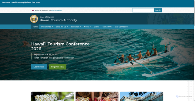 Security scan screenshot of https://hta.hawaii.gov/