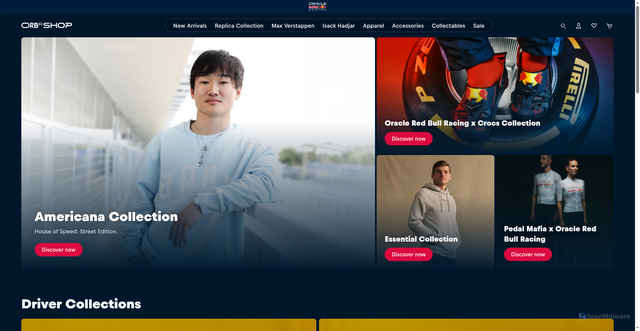 Security scan screenshot of https://www.redbullshop.com/en-int/rb-racing/?srsltid=AfmBOopXixlcqfKE2p_oX3m64rFRsNO72JB02z88t8VgEX9GDVMj4UFZ