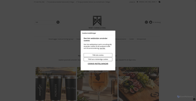 Security scan screenshot of https://wmtc.se