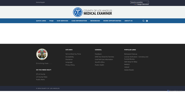 Security scan screenshot of https://me.lacounty.gov/purchase-case-documents/