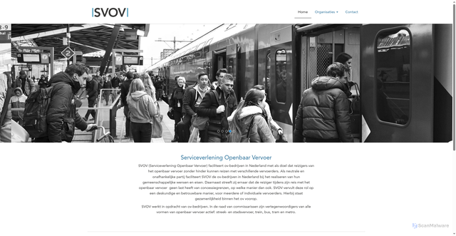 Security scan screenshot of https://svov.nu