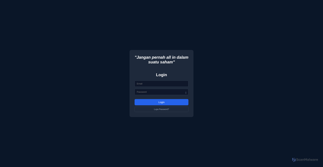 Security scan screenshot of https://dashboardsaham-3qvnaa2g2c.edgeone.app/