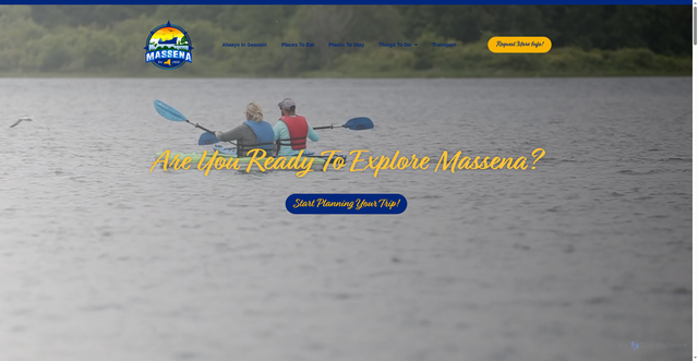 Security scan screenshot of https://www.exploremassena.com/