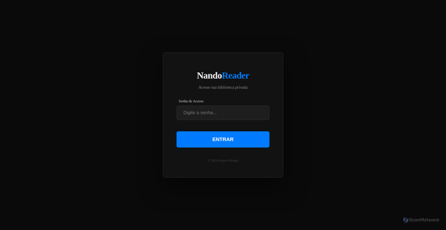 Security scan screenshot of https://nando-reader-xs3xt482sa.edgeone.dev/