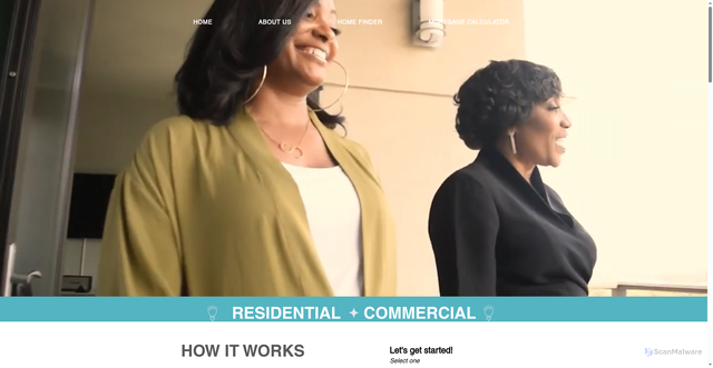 Security scan screenshot of https://www.therealestategenius.com/