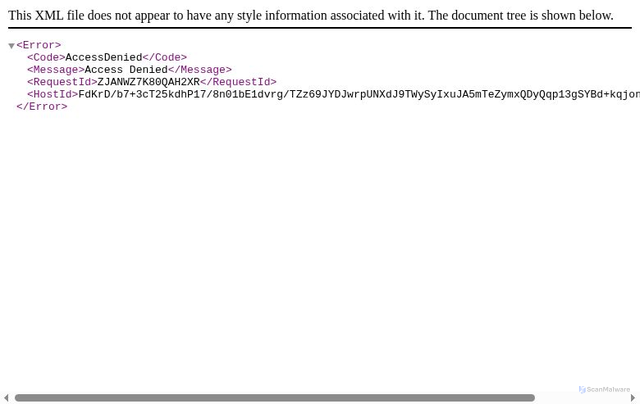 Security scan screenshot of https://cdn.lamp.avct.cloud/