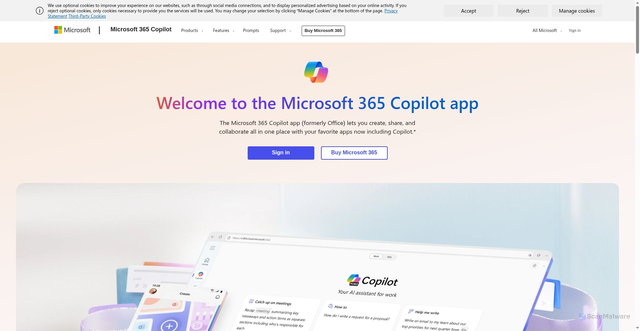 Security scan screenshot of https://pgteu4-excel-telemetry-vip.officeapps.live.com