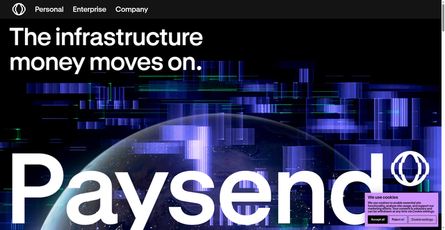 Security scan screenshot of https://paysend.com