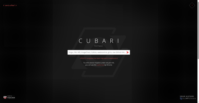 Security scan screenshot of https://cubari.moe
