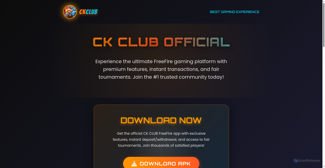 Security scan screenshot of https://ckclub-udeyai1b98.edgeone.dev/
