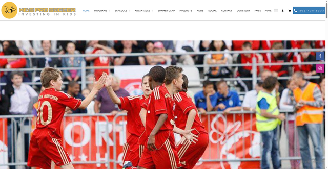 Security scan screenshot of https://www.kidsprosoccer.com/
