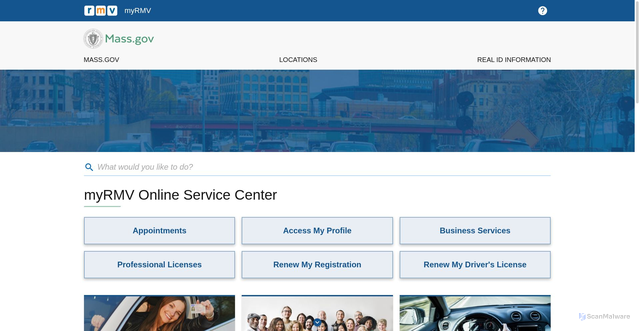 Security scan screenshot of https://atlas-myrmv.massdot.state.ma.us/