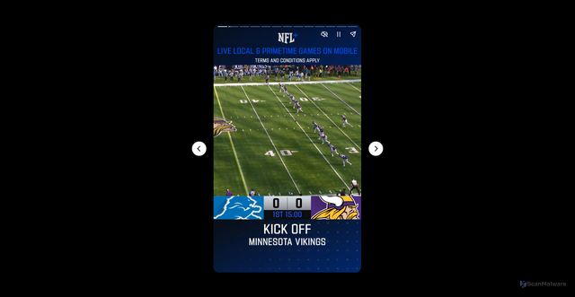 Security scan screenshot of https://highlights.nfl.com/games/22700-25-09-22-Detroit-Lions-vs-Minnesota-Vikings.html