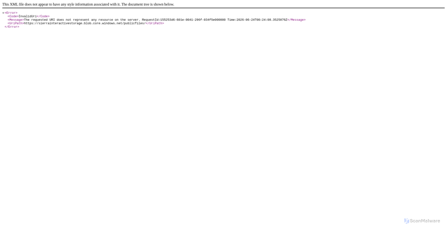 Security scan screenshot of https://sierra-public.azureedge.net