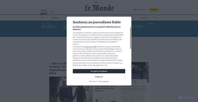 Security scan screenshot of https://fr-vinci-peage.com/