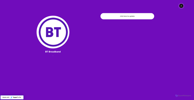 Security scan screenshot of https://superprofile.bio/biff