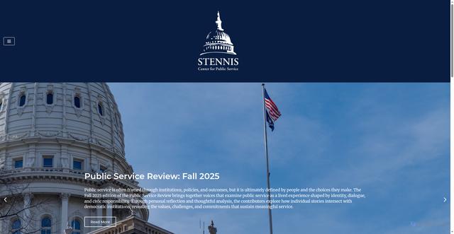 Security scan screenshot of https://stennis.gov/