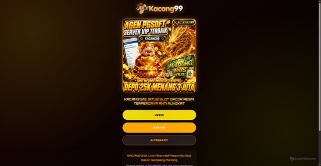 Security scan screenshot of http://kacang1313gacor.pages.dev/