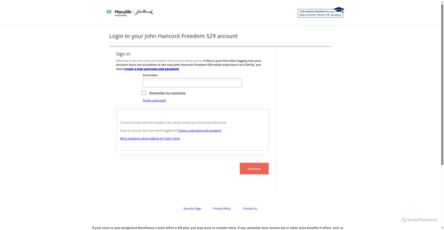 Security scan screenshot of https://www.jhfreedom529access.com/akatpl/auth/ll.cs