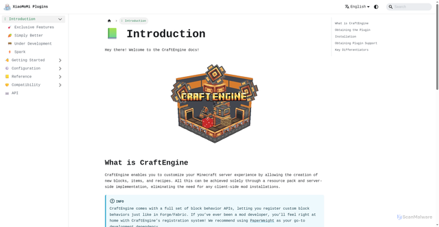 Security scan screenshot of https://craft-engine-wiki-w0t3q1ao58.edgeone.dev/