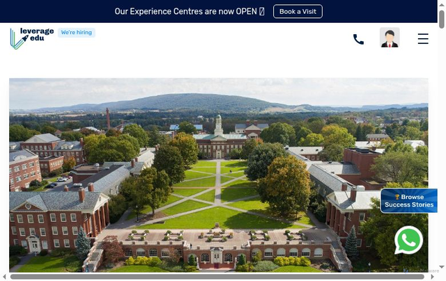 Security scan screenshot of https://leverageedu.com/universities/bucknell-university/