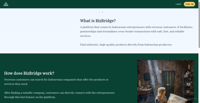 Security scan screenshot of https://bizbridges.net/