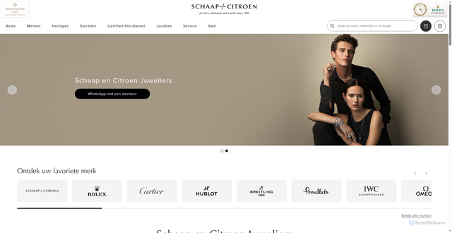 Security scan screenshot of https://schaapcitroen.nl
