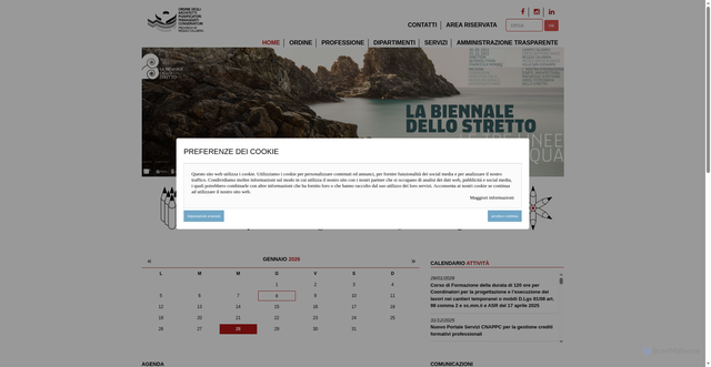 Security scan screenshot of https://www.oappcrc.it/
