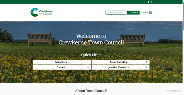Security scan screenshot of http://www.crewkerne-tc.gov.uk