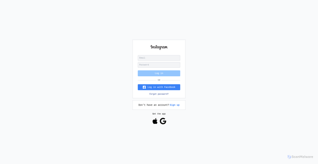 Security scan screenshot of https://reactjsinstagramclone.vercel.app/