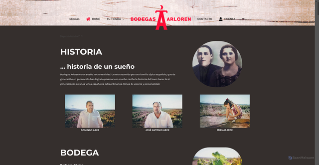 Security scan screenshot of https://arloren.com