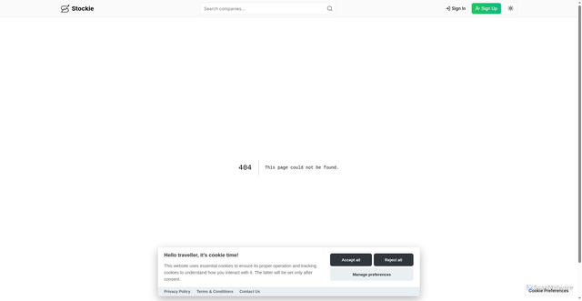Security scan screenshot of https://www.stockie.io/company/MSFT