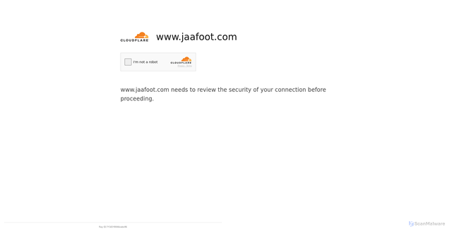 Security scan screenshot of https://jaafoot.com